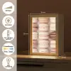 Macarons - Beige - Bruin Light Box met kabel (Tafellamp) klein -USP_NL