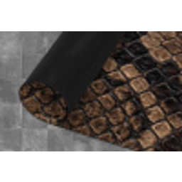 Python - Schubben - Brons Keukenloper - keukenmat middel -closeup