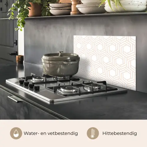 Design - Geometrie - Patroon keuken achterwand spatscherm klein 900 -usp_NL