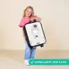 Prinses met zwart jurkje Kinderkoffer - Zwart klein -sfeer2_UK