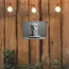 Alpaca - Pasta - Zwart - Wit - Grappig - Dieren tuinposter los doek klein -sfeer1