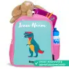 Dino - Dier - Zonnebril Kinderrugzak - Roze middel -inhoud_NL