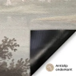 Bomen - Meer - Bergen - Illustratie Deurmat klein -antislip_NL