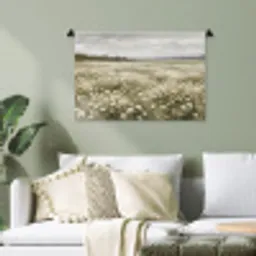 Illustratie - Landschap - Wit Wandkleed katoen klein -sfeer7