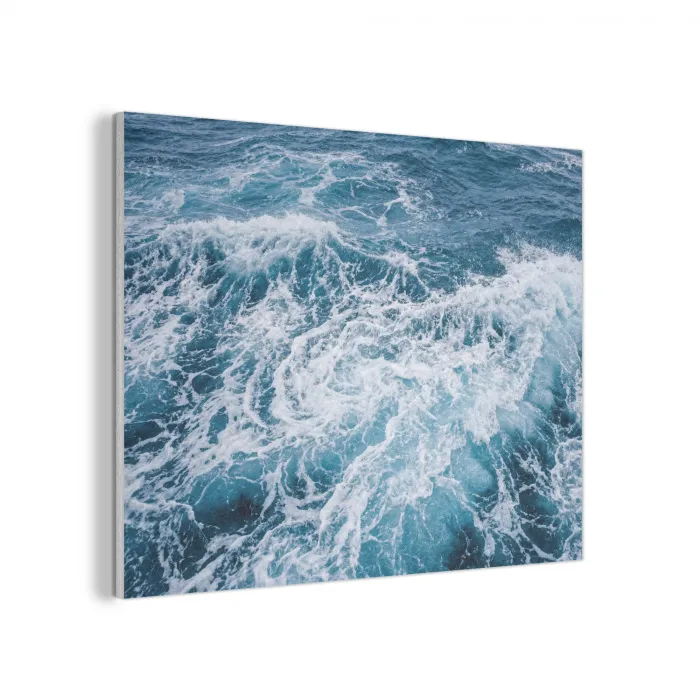 Golven - Oceaan - Blauw PET vilt klein -3d