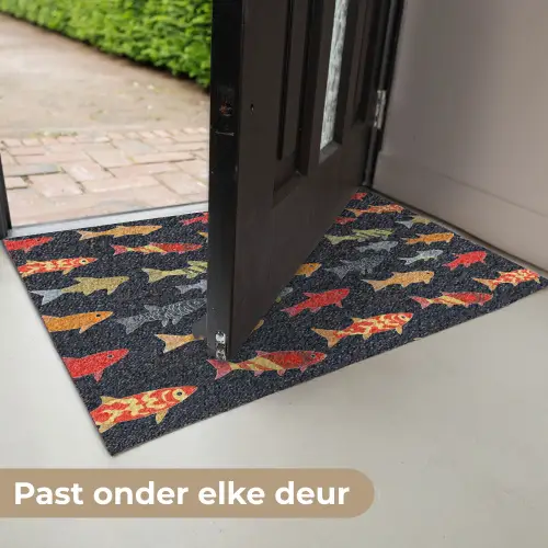 Vissen - Patroon - Kleurrijk Deurmat klein 898 -USP_NL