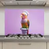 Papegaai - Koksmuts - Pilaar - Vogel keuken achterwand spatscherm klein -3d_website