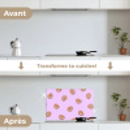 Pretzels - Eten - Paars keuken achterwand spatscherm klein -voor_na_FR