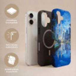 Stad Kuala Lumpur - Skyline - Wolkenkrabbers - Water Toughcase MagSafe Apple iPhone 17 klein -USP_Lagen_DE