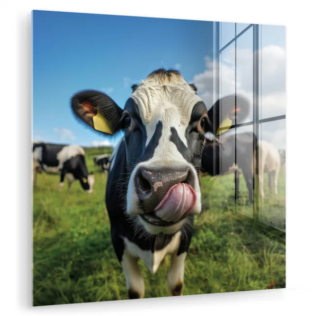 Koe - Tong - Weide plexiglas 5mm klein -zzzproduct_nieuw