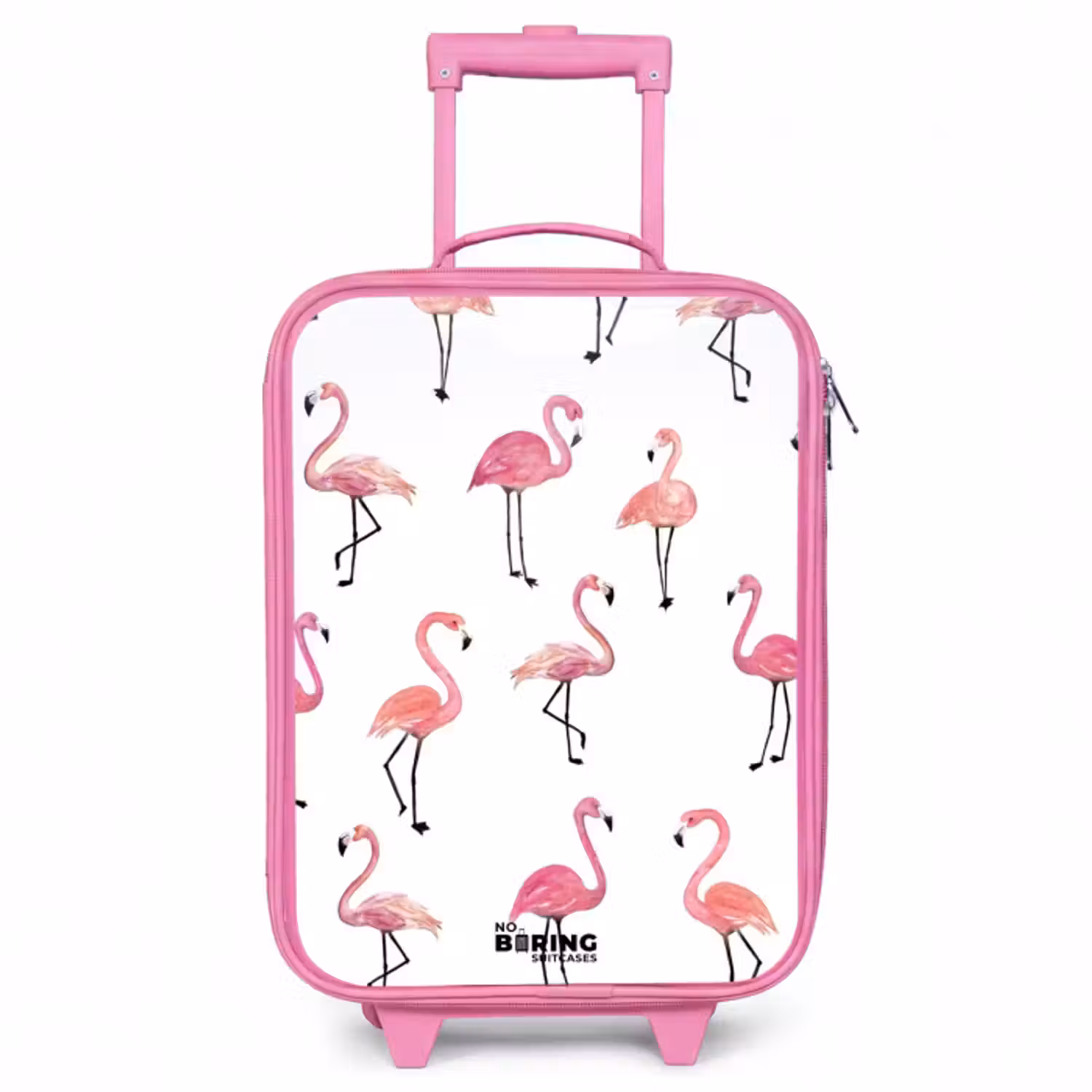 Kinderkoffer - Roze - Flamingo feestje