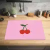 Kersen - Roze - Illustratie Inductie beschermer vinyl 3mm klein -sfeer5