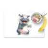 Nijlpaard - Baby dier - Dieren Placemat vinyl groot -zzzproduct_Kitchenyeah-website
