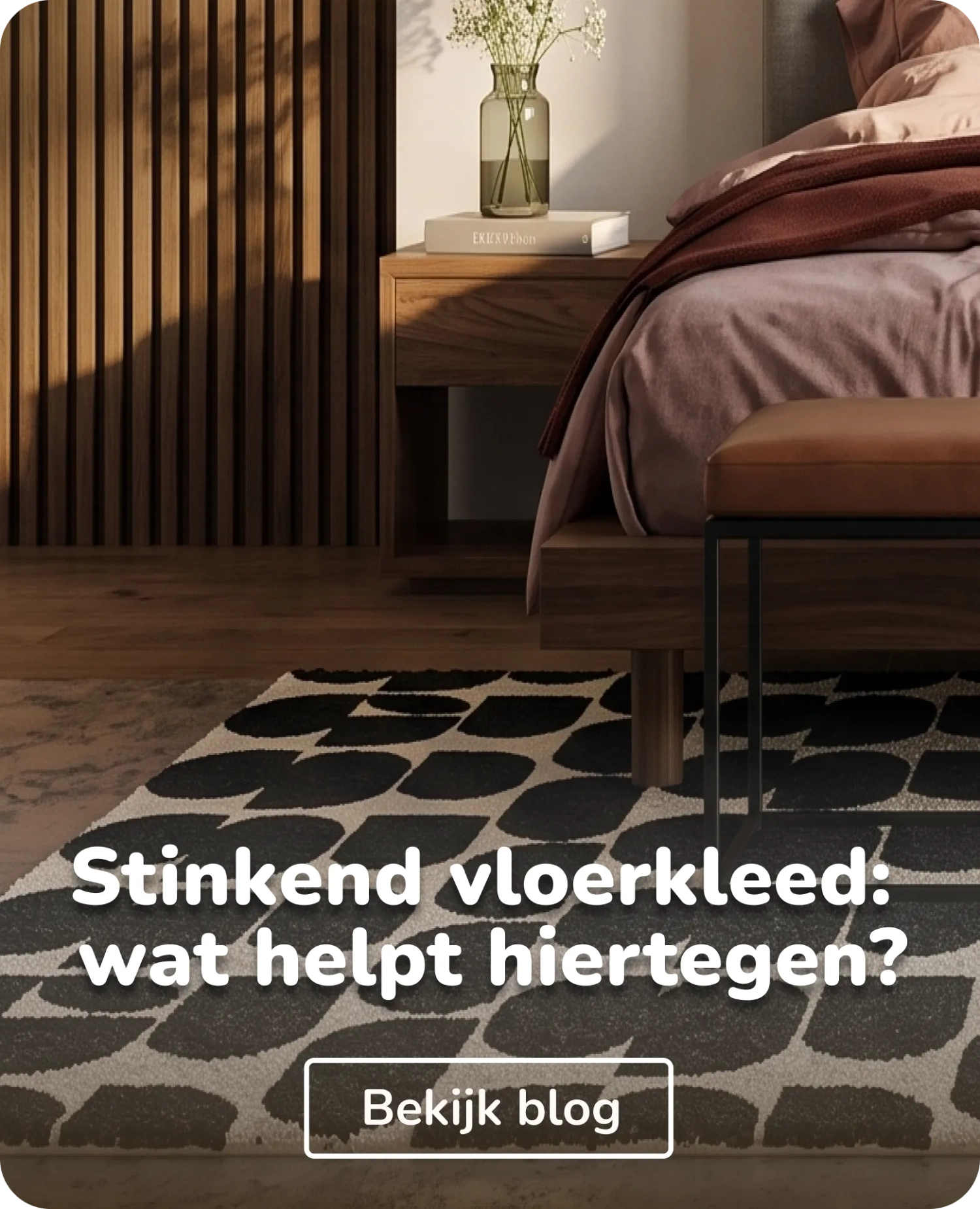 vloerkleed in slaapkamer
