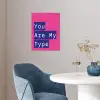 Valentijn - Tekst - Love poster papier klein -sfeer3