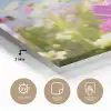 Bloemen - Wei - Paars - Gras - Wit - Wolken - Blauw plexiglas 5mm klein -sfeer2
