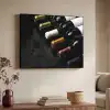 Wijn - Flessen - Variatie - Smaken Textielframe zwart klein -sfeer3