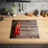 Vurige Chili Knopen Inductie beschermer vinyl 3mm middel -sfeer5