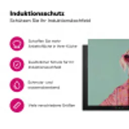 Hond - Overhemd - Bloemen - Bril Inductie beschermer vinyl 3mm klein -zzzzzzz-lf-ups
