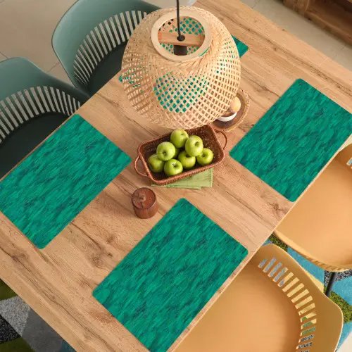 Vloeiend - Olie - Texturen - Groen Placemat vinyl groot 368 -zzsfeer5_Kitchenyeah-website