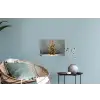 Kerstboom - Cadeaus - Rood - Goud Muursticker klein -plant