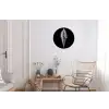 Softijs - Realistisch - Futuristisch Wandcirkel aluminium klein -woonkamer