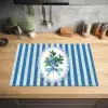 Illustratie - Bessen - Blauw - Strepen Inductie beschermer vinyl 3mm klein -sfeer5