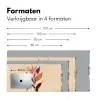 Minimalistisch - Bloem - Bladeren - Beige Muismat XXL klein -sfeer5