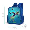 Neon - Voetbal - Schop - Kleurrijk Kinderrugzak - Blauw middel -productfoto_formaten