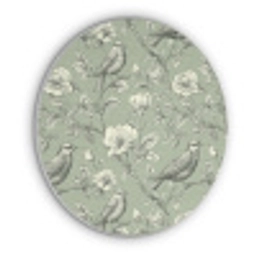 Klassiek - Botanisch - Groen Akoestische PET Vilt - Rond klein 838 -3d