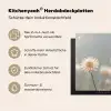 Strobloemen - Wit - Daglicht Inductie beschermer vinyl 3mm middel -zzzzzzusp-haakje_DE
