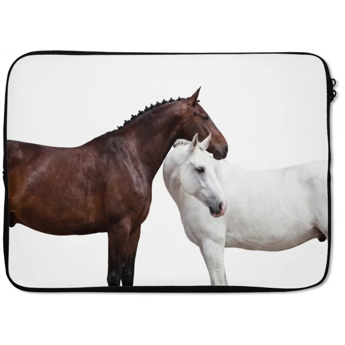 Paard - Modern - Balans laptophoes neopreen klein -zkaufland3dotto