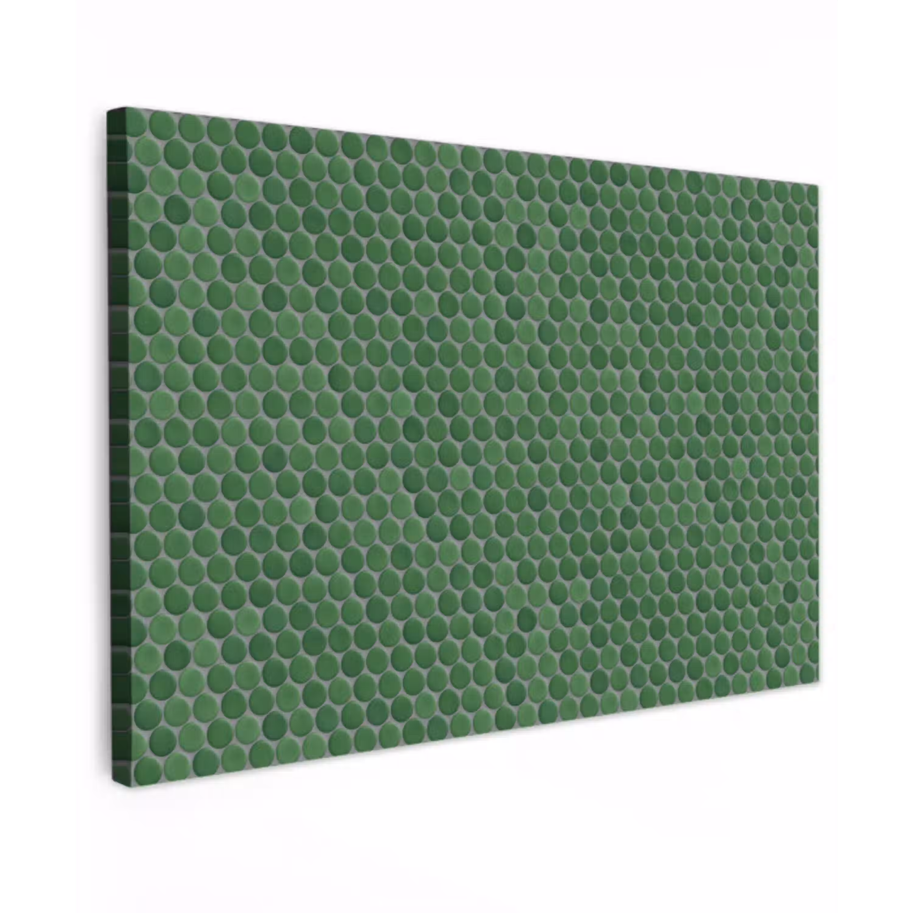 Penny - Mozaïek - Bosgroen - Green Tuinposter op houten frame 2 cm dik klein 845 -3d