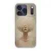 Dromerig - Beige - Paardenbloemzaadjes Telefoonhoesje iPhone 17 Pro klein -3d