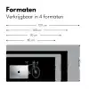 Lijnen - Illustratie - Wit Muismat XXL klein -sfeer5