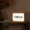 Home - Lettercollage Light Box met kabel (Tafellamp) klein -sfeer4