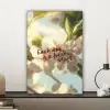 Bloesems - Zonlicht - Quote - Wit canvas 2cm klein -sfeer6