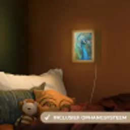 Pauw - Veren - Blauw Light Box met kabel (Kinderlampje) klein -sfeer5_kind