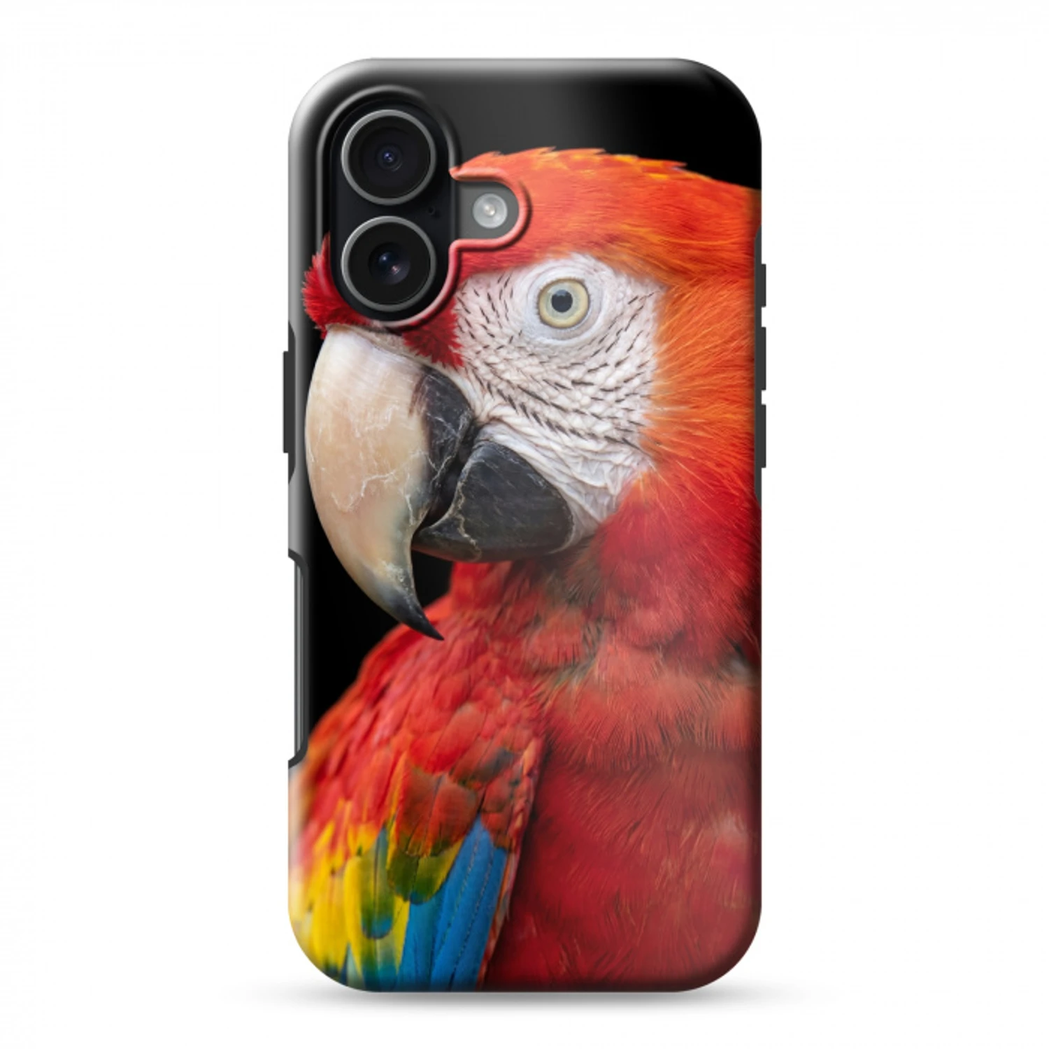 Ara - Portret - Rood Toughcase MagSafe Apple iPhone 17 klein -3d