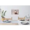 Mand - Eieren - Roze Muursticker klein -eettafel