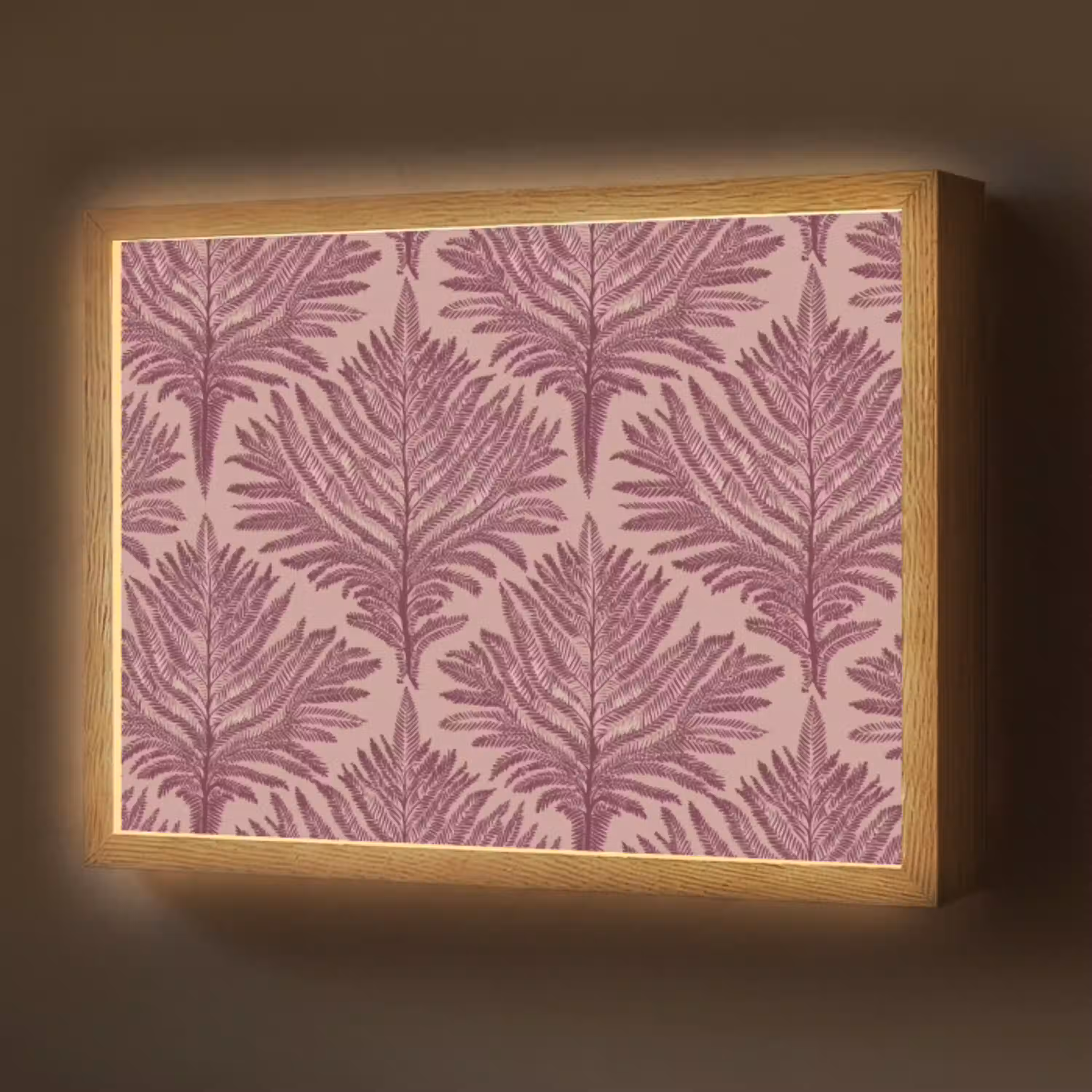 Varen - Patroon - Paars Light Box met batterij (Wandlamp) middel 907 -z3d_website