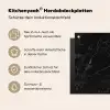 Zwart - Marmer Inductie beschermer vinyl 3mm middel -zzzzzzusp-haakje_DE