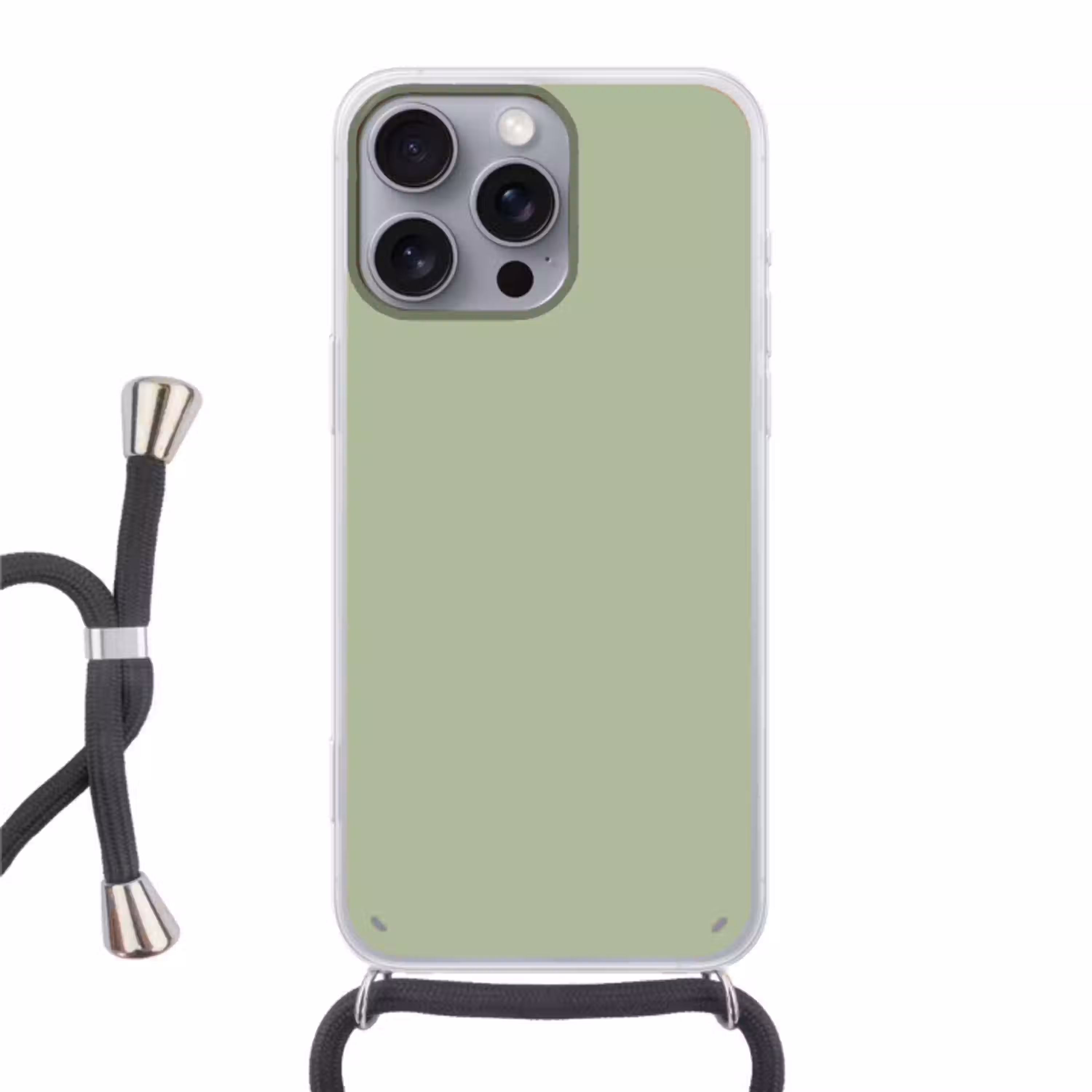 Spring - Sprint - Groen Hoesje iPhone 16 Pro Max met koord klein 804 -3d