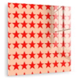 Patroon - Sterren - Rood plexiglas 5mm klein 11 -zzzproduct_nieuw