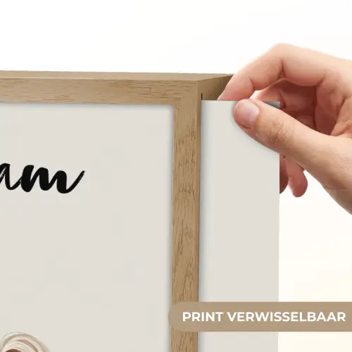 Pony - Lichtbruin - Vlekken - Veren Light Box met batterij (Wandlamp kind) middel -USP_websiteprintNL