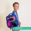 Symbolen - Game - Kleurrijk Kinderrugzak - Blauw middel -sfeer3_NL