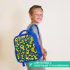 Smiley - Geel - Blauw Kinderrugzak - Blauw middel -sfeer3_NL