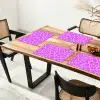 Mintgroen - Roze - Vlekken - Patroon Placemat vinyl groot 368 -zzsfeer4_Kitchenyeah-website