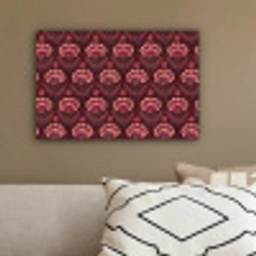 Bloemen - Waaier - Paars canvas 2cm klein 34 -sfeer3