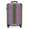 lichtpaars slangenhuid met symmetrische schubstructuur NBS - Handbagage koffer - Volwassenen Unisex middel -productfoto_recht